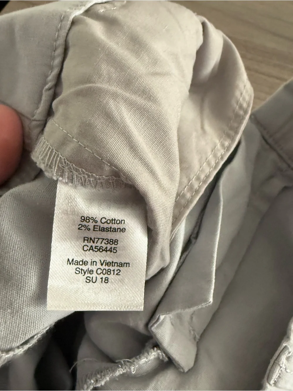 J. Crew Light Gray Women's Flat-Front Cotton Shorts